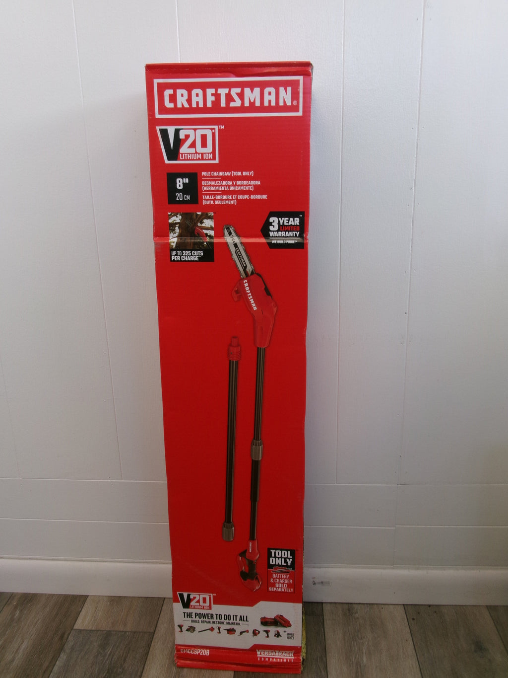 CRAFTSMAN  CMCCSP20B V20* 8-in. Cordless Pole Chainsaw