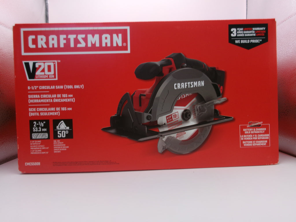 Craftsman CMCS500B 20V 6-1/2” Circular Saw - Tool Only – NEW