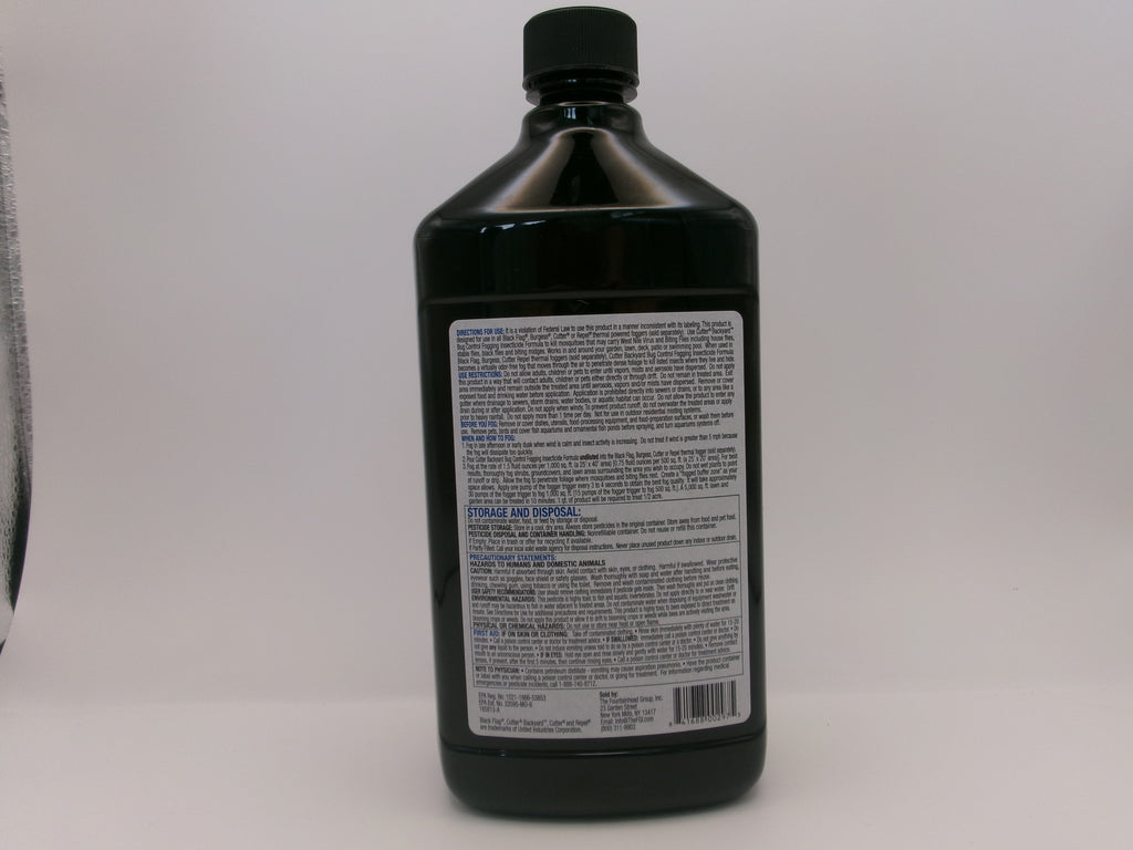 Cutter Backyard Bug Control Fogging Insecticide, No Offensive Odor - 32 oz
