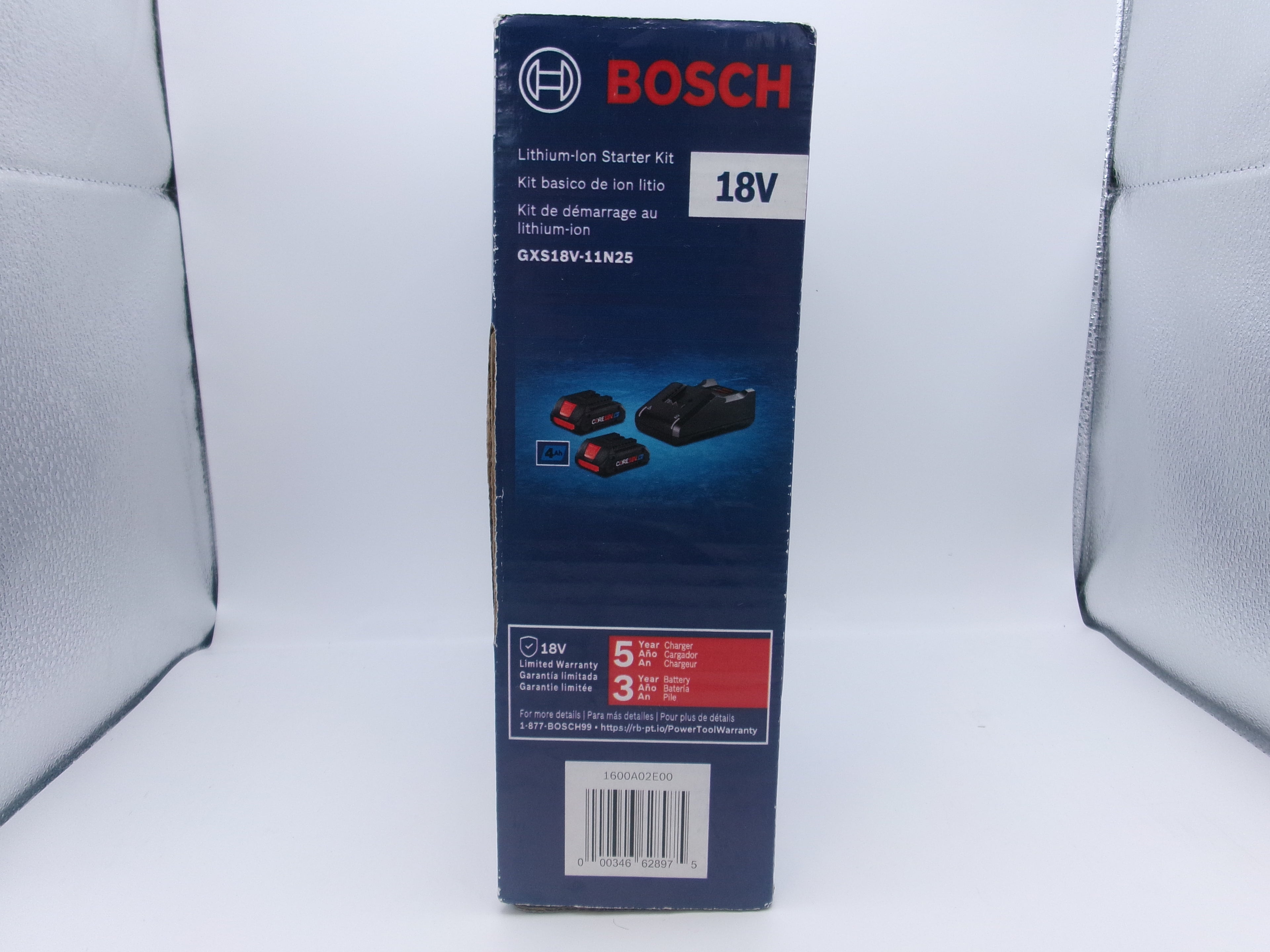 Bosch GXS18V-11N25 18V Starter Kit 2 CORE18V 4Ah Batteries 1 18V Charger