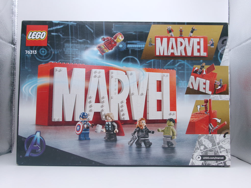 LEGO Super Heroes: Marvel Logo & Minifigures 76313