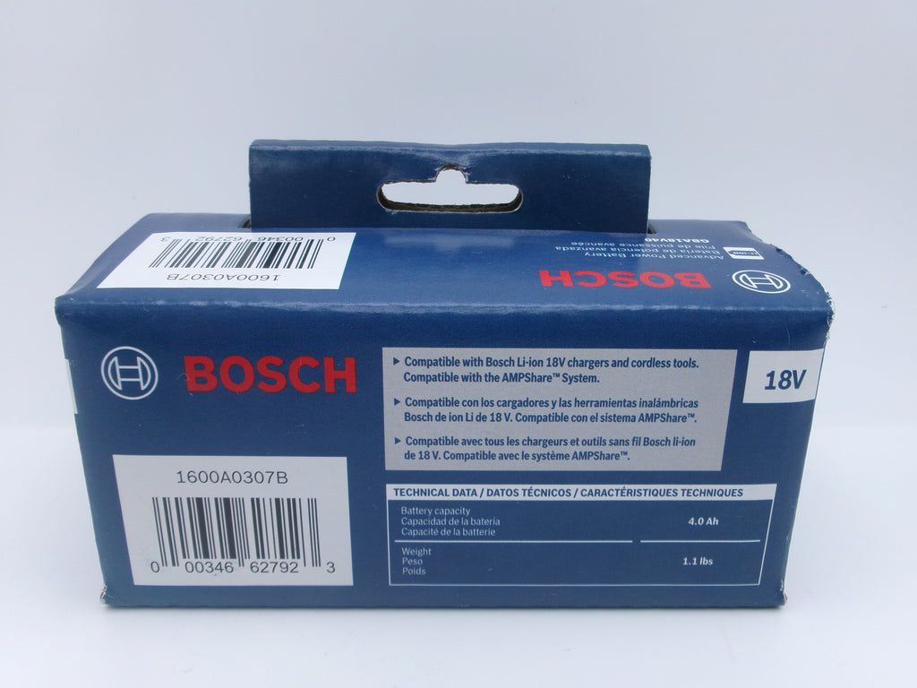 BOSCH 18V 4.0AH Li-ion Battery GBA18V40