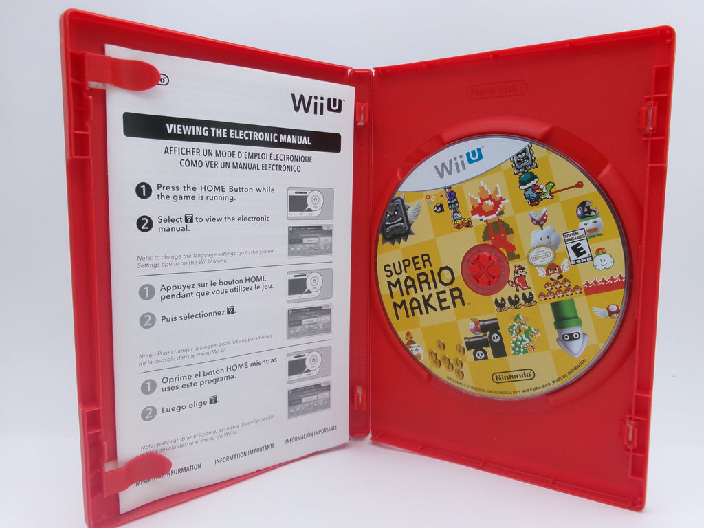 Super Mario Maker Nintendo Wii U. WUP-006. (Pre-Owned)