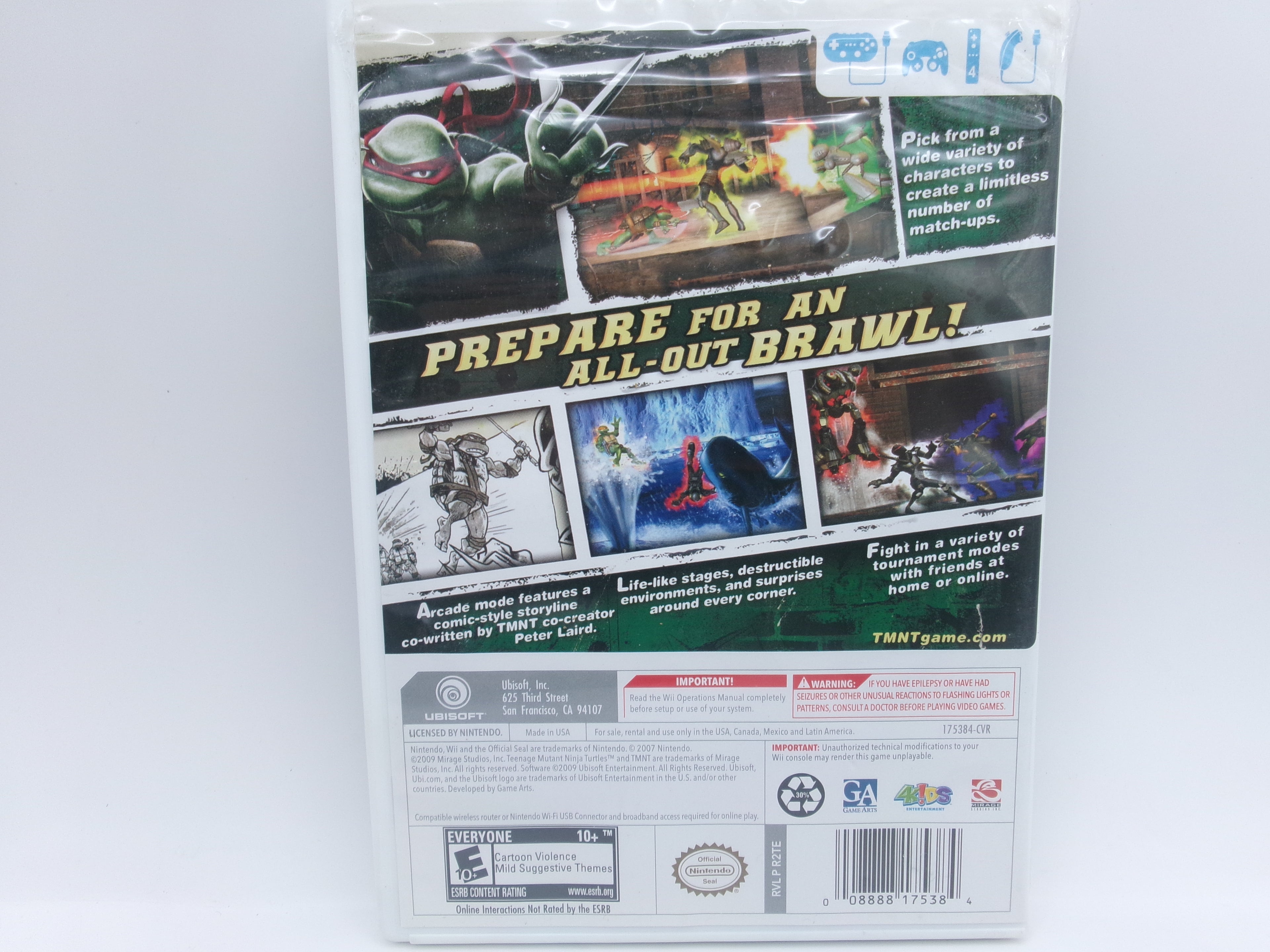 Teenage Mutant Ninja Turtles Smash Up. Nintendo Wii (Pre-Owned)