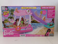 Barbie Boat with Pool and Slide, Dream Boat Playset Includes 20+ Pieces Like Dolphin and Accessories