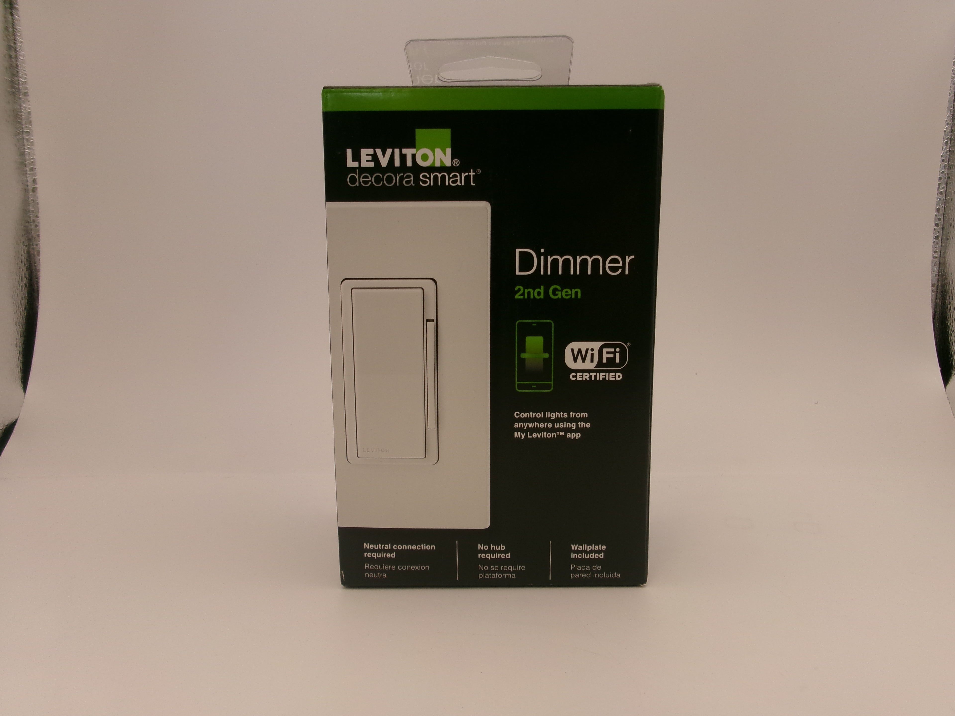 Decora Smart Anywhere Wire-Free 3-Way Dimmer Companion Light Switch for Decora Smart Wi-Fi Dimmers, White, DAWDC-1RW