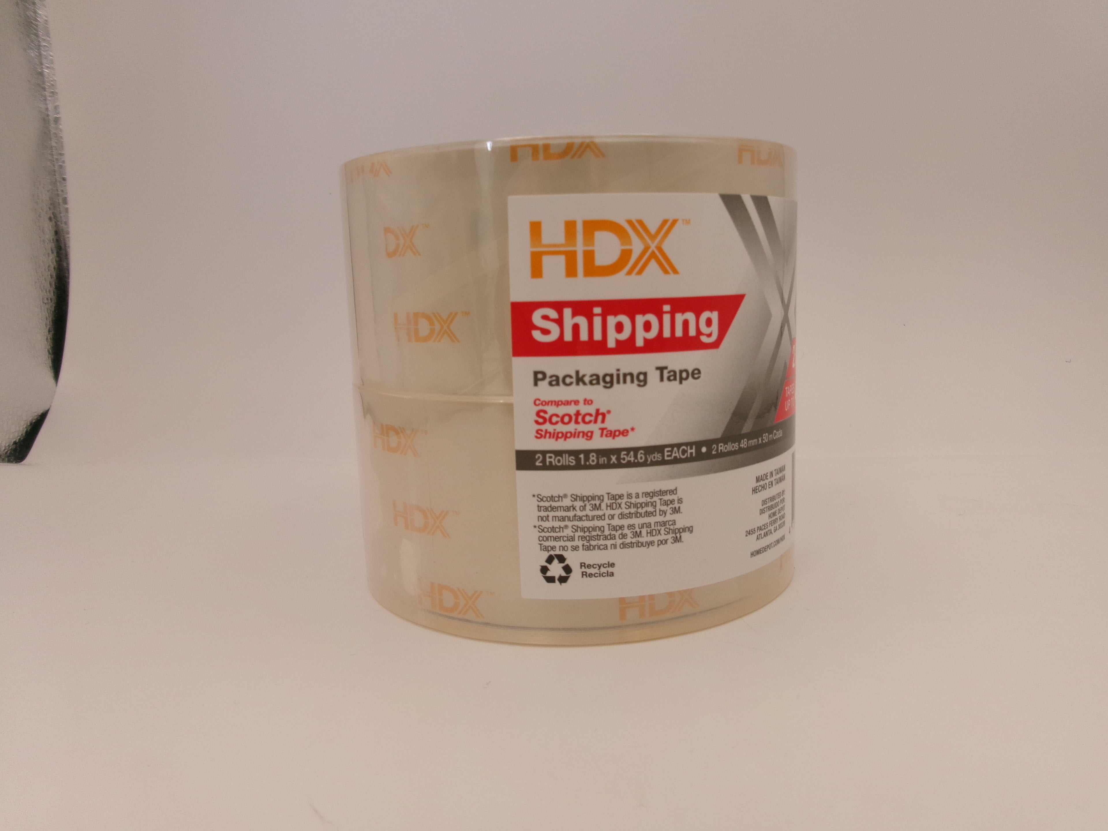2-Pack HDX Packaging Tape