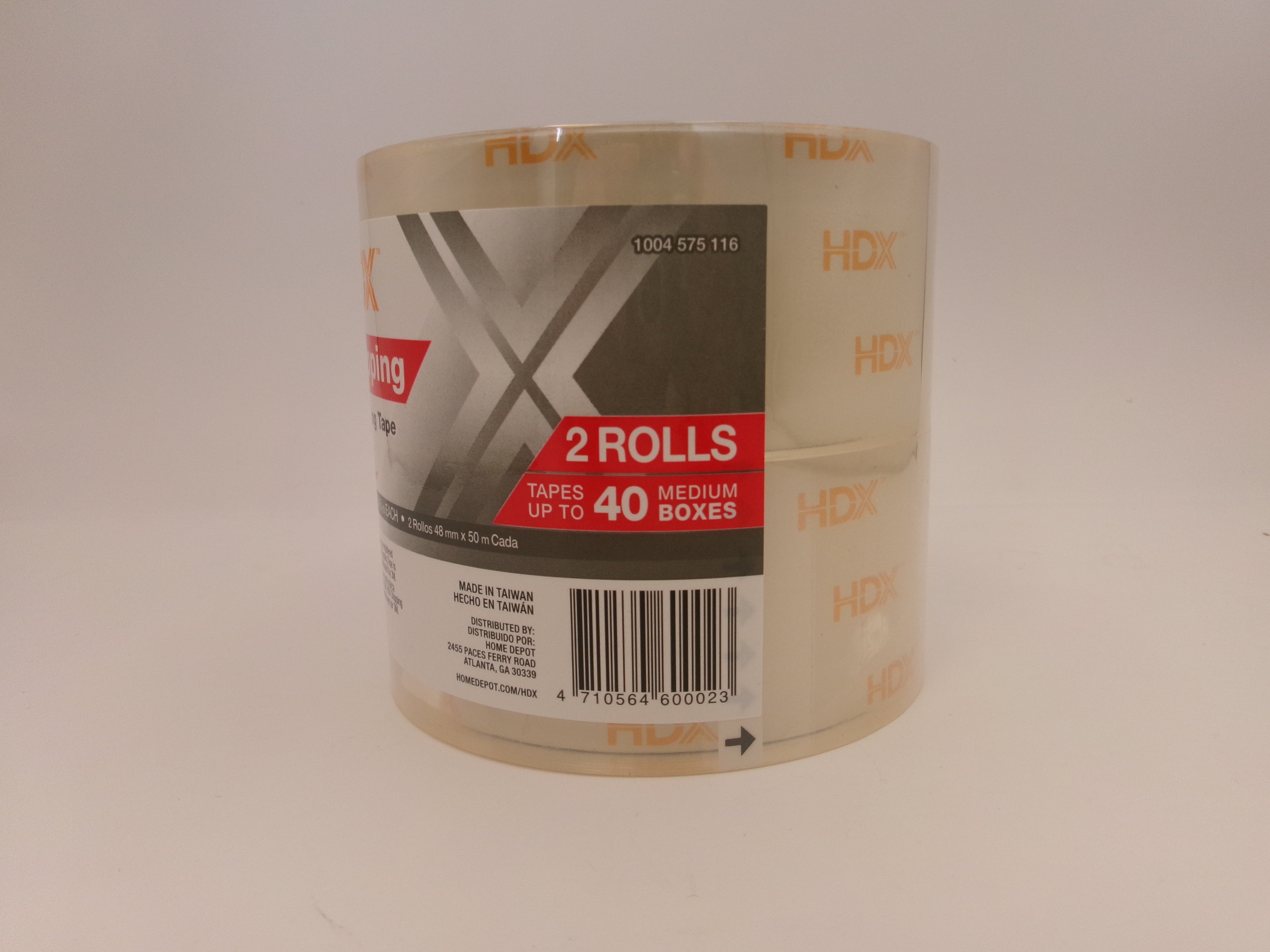 2-Pack HDX Packaging Tape