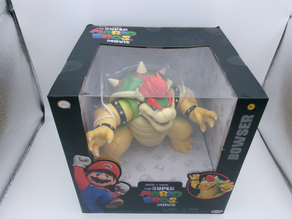 Super Mario Bros Movie .BOWSER .Action Figure with Fire Breathing Effects