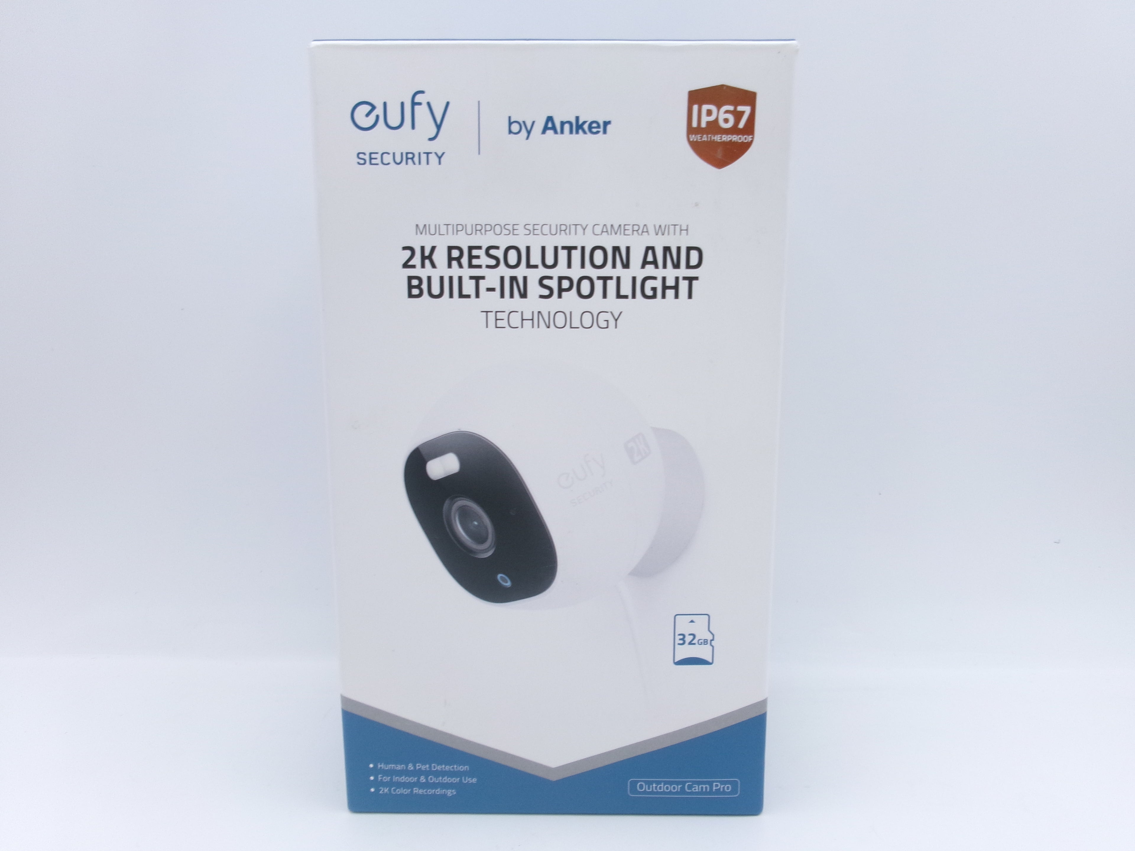 eufy security- SoloCam with Spotlight 2K Wired Outdoor Surveillance Camera T8441X