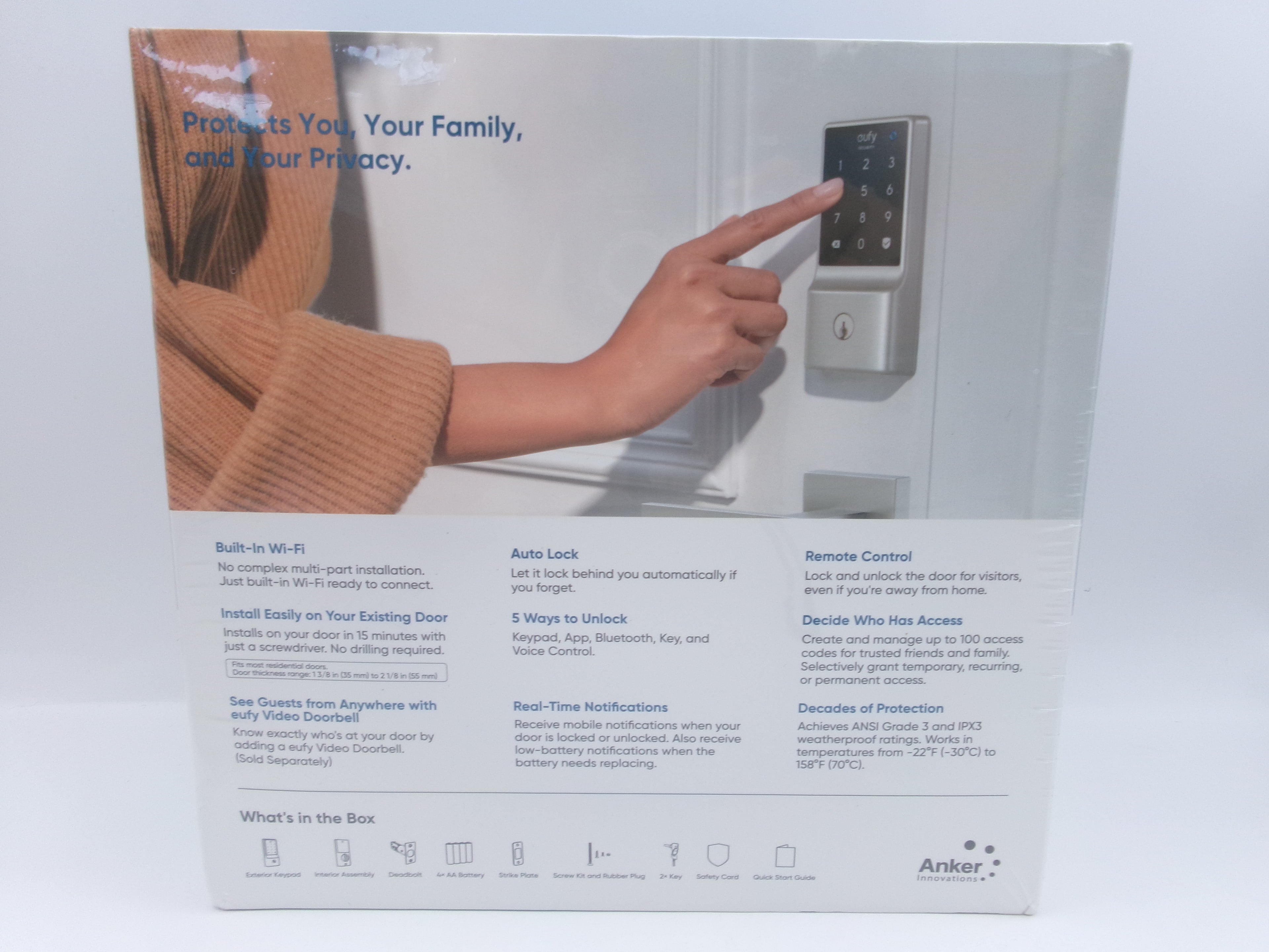 Anker Eufy Security Smart Lock C210 Wi-Fi Keyless Entry