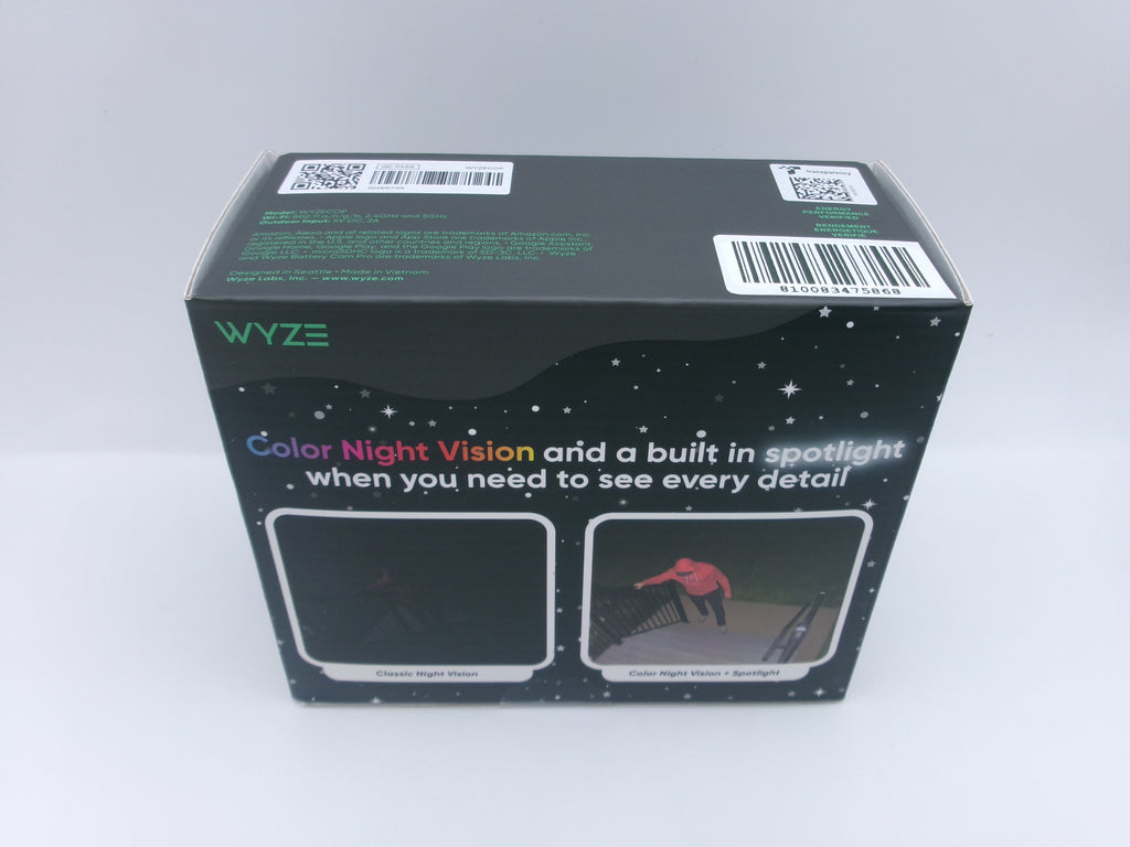 Wyze Battery Cam Pro 2K HD Wireless Indoor/Outdoor Camera WYZECOP