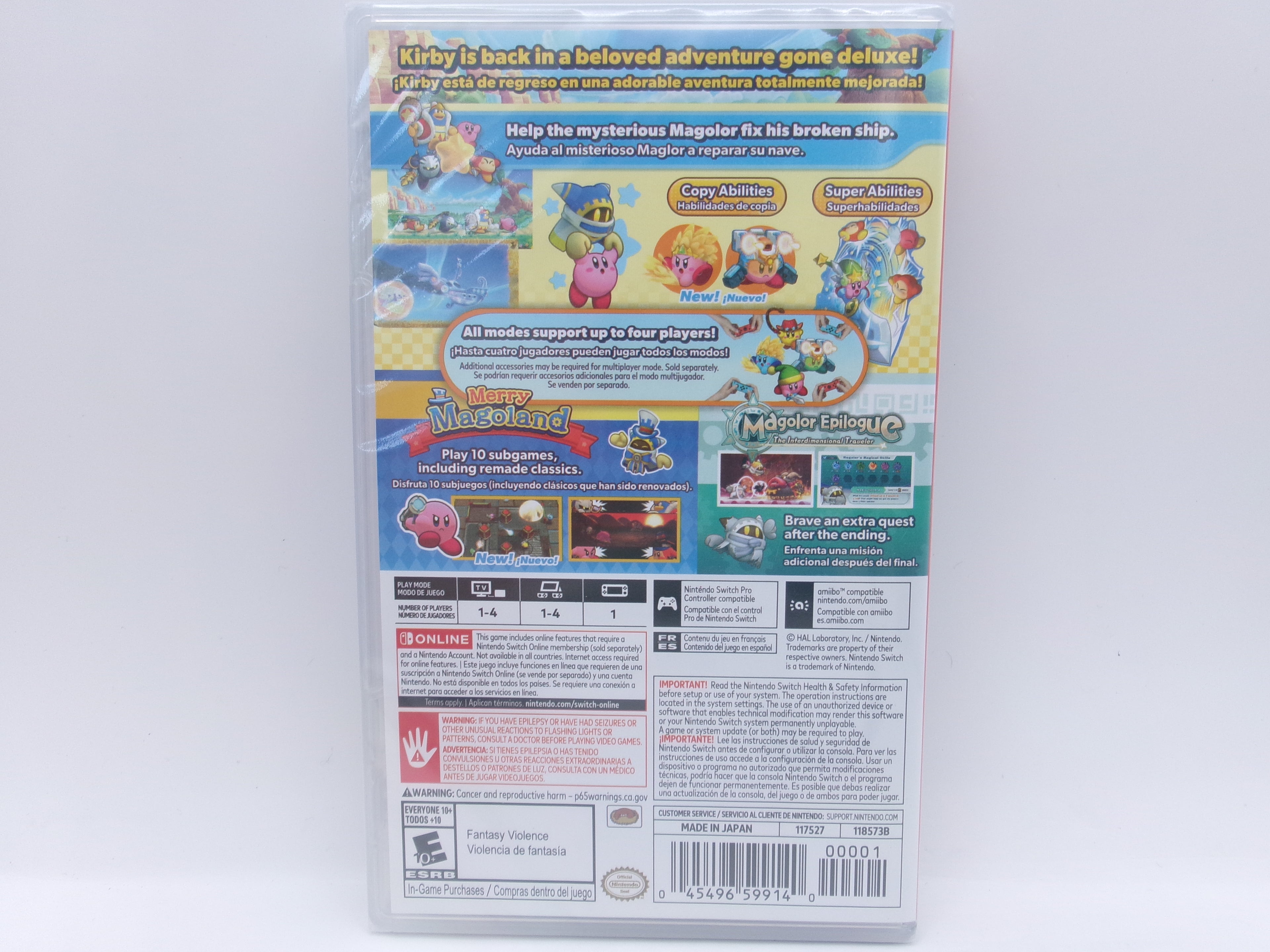 Kirby's Return to Dream Land Deluxe - Nintendo Switch