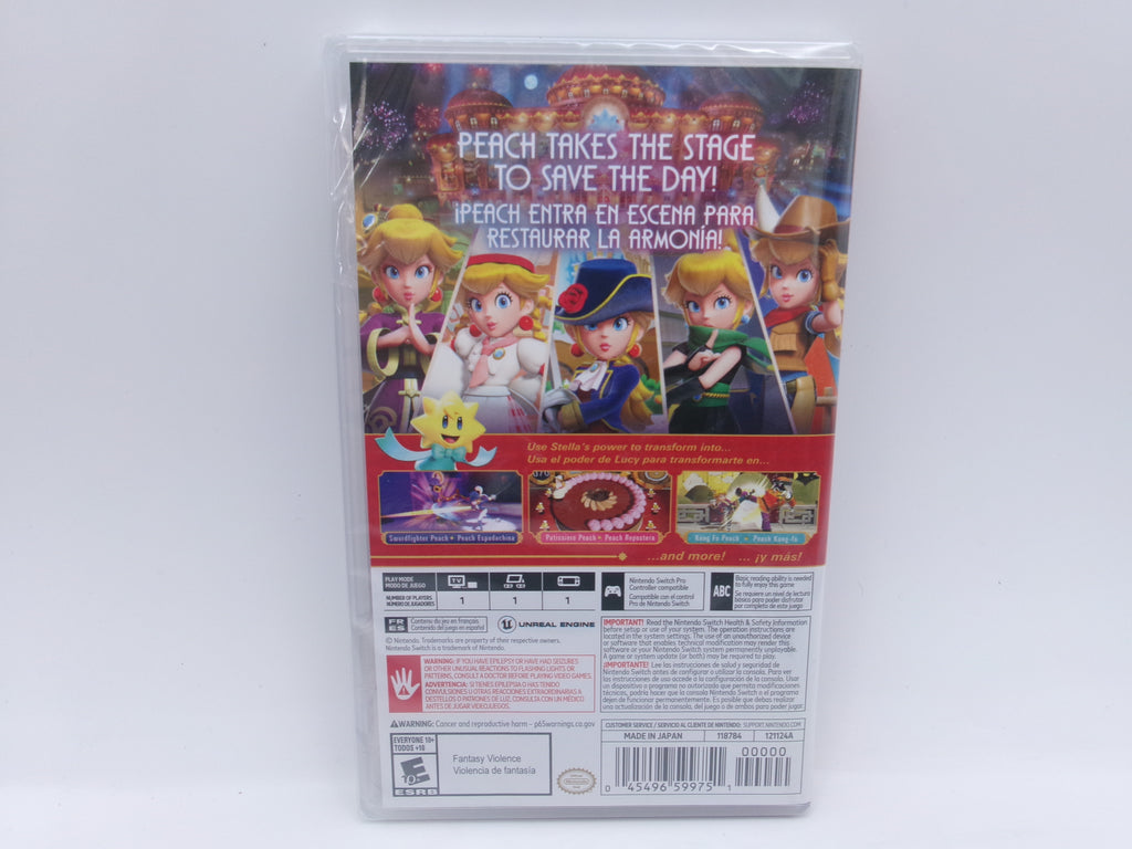 Princess Peach Showtime Nintendo Switch SEALED