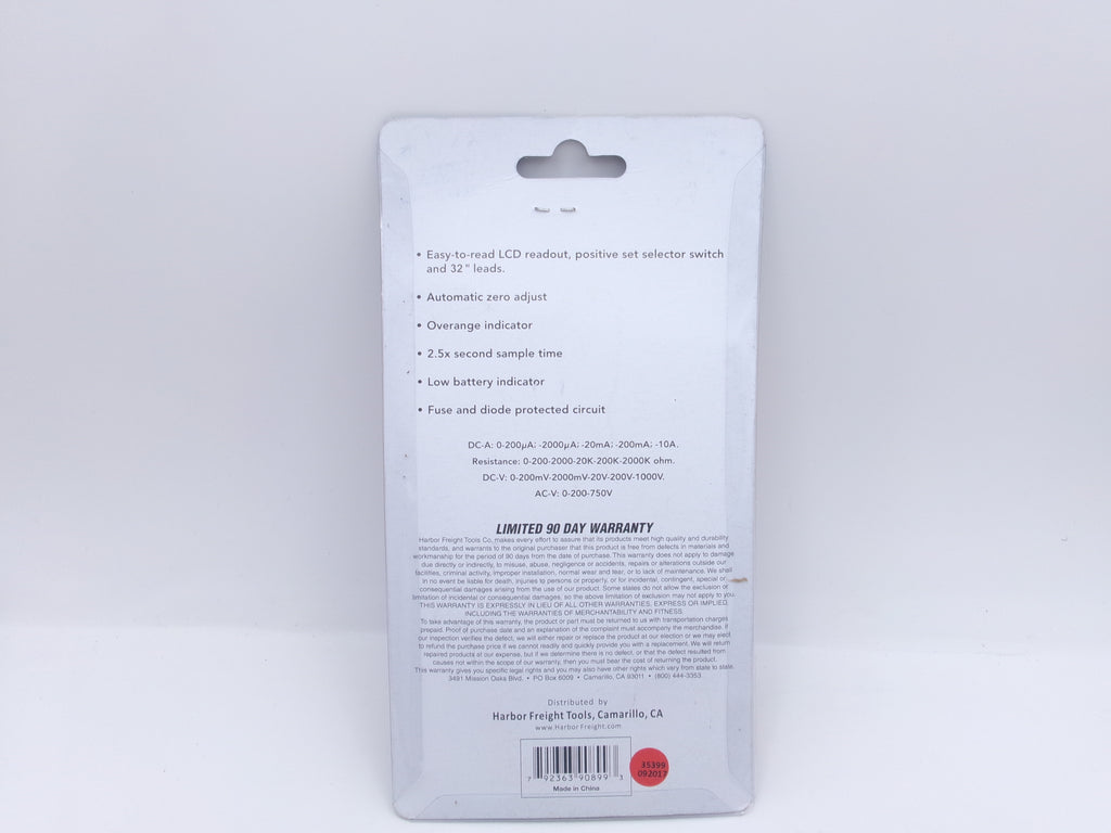 Cen-Tech 7 Function Digital Multimeter