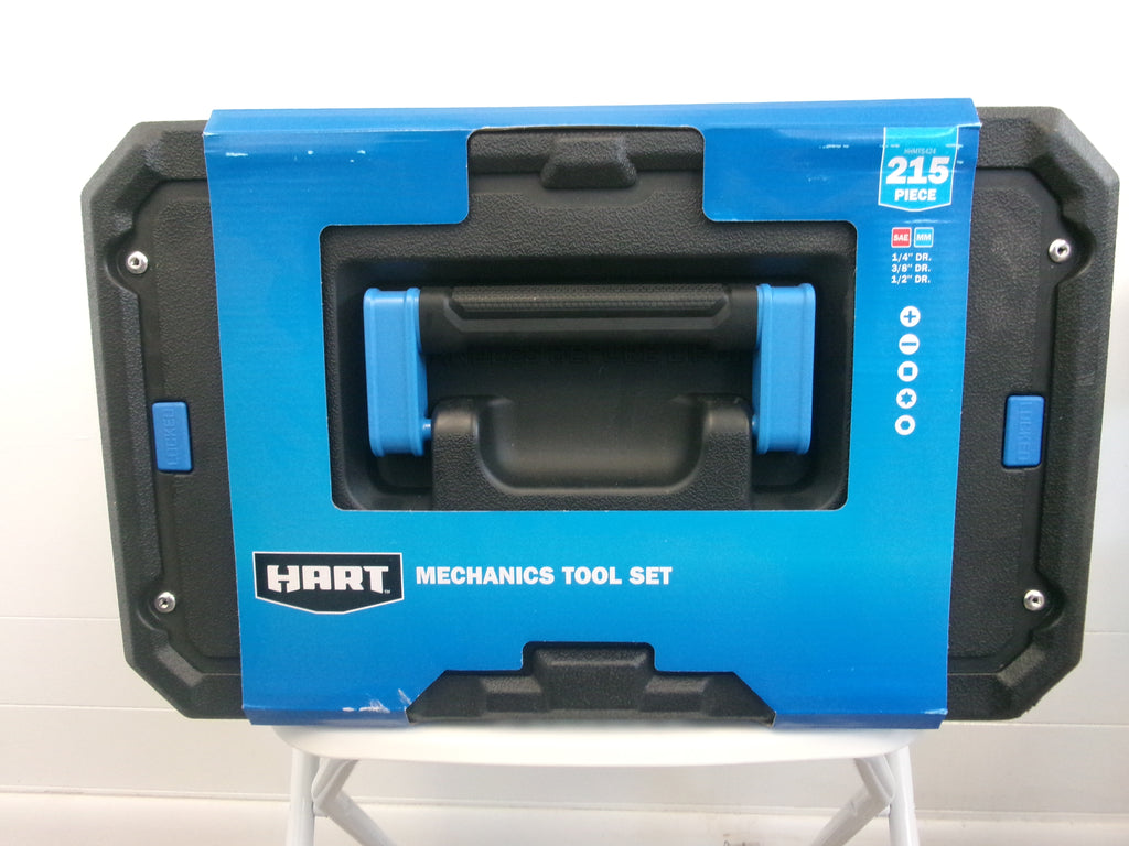 HART HHMTS424 215-Piece Mechanics Tool Set, Multiple Drive, Chrome Finish