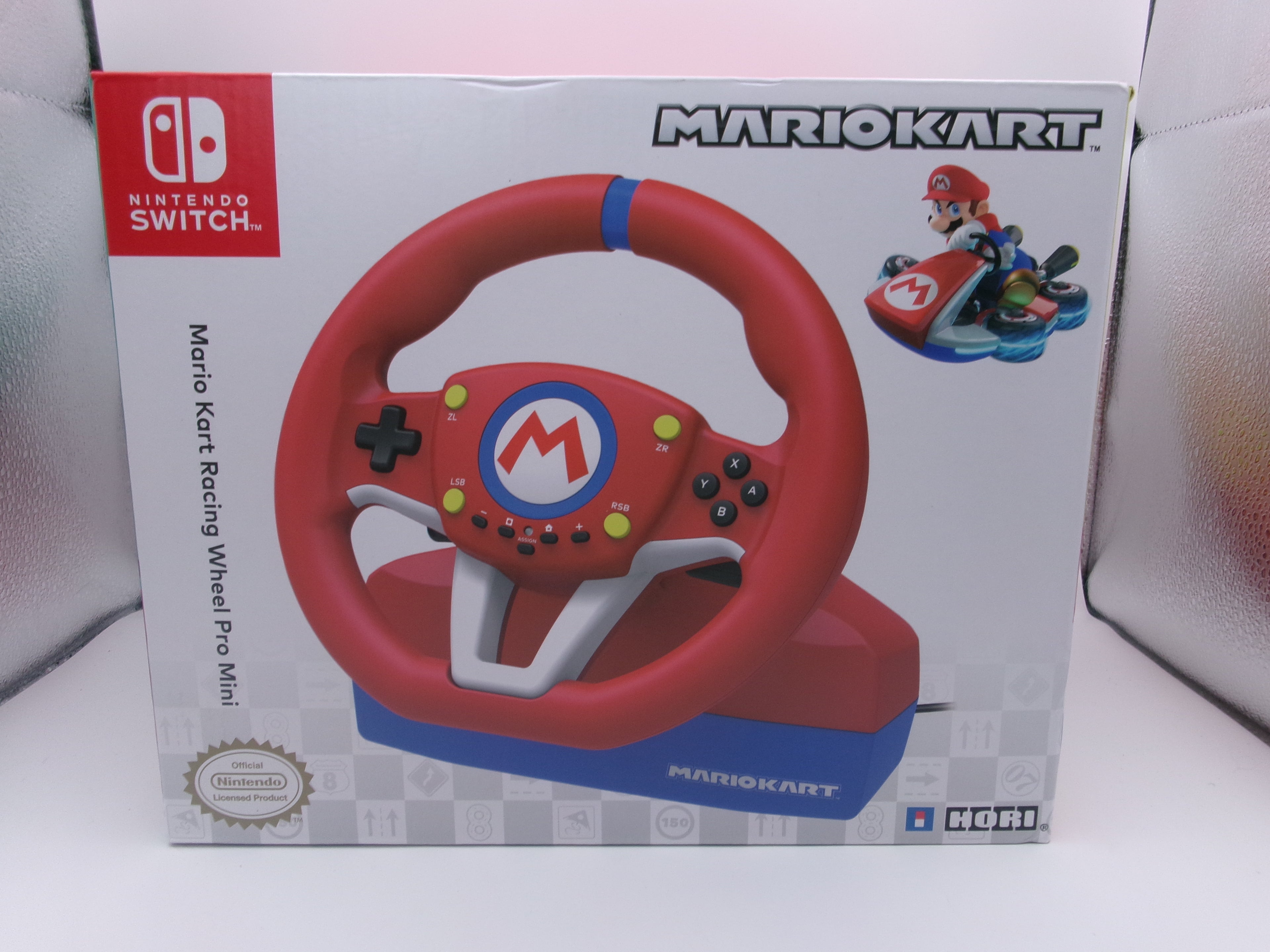 Hori NSW-204U Mario Kart Racing Wheel Pro Mini Nintendo Switch