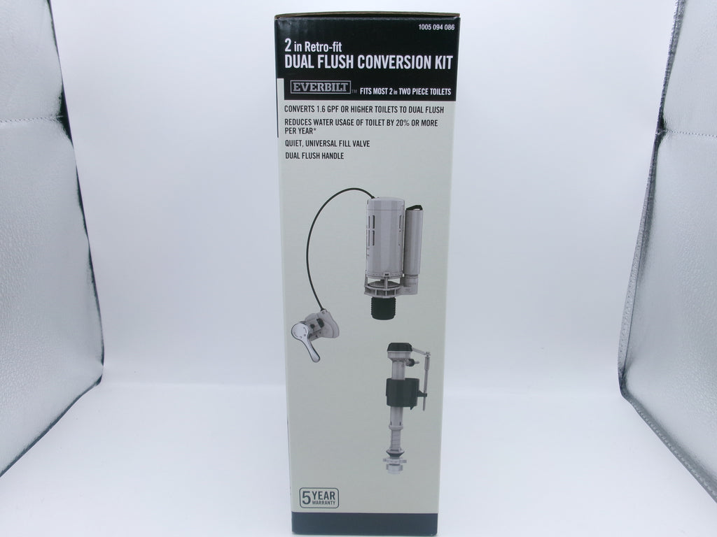 Everbilt Dual Flush Conversion Kit 2in Model 1005 094 086 Fill Valve Handle
