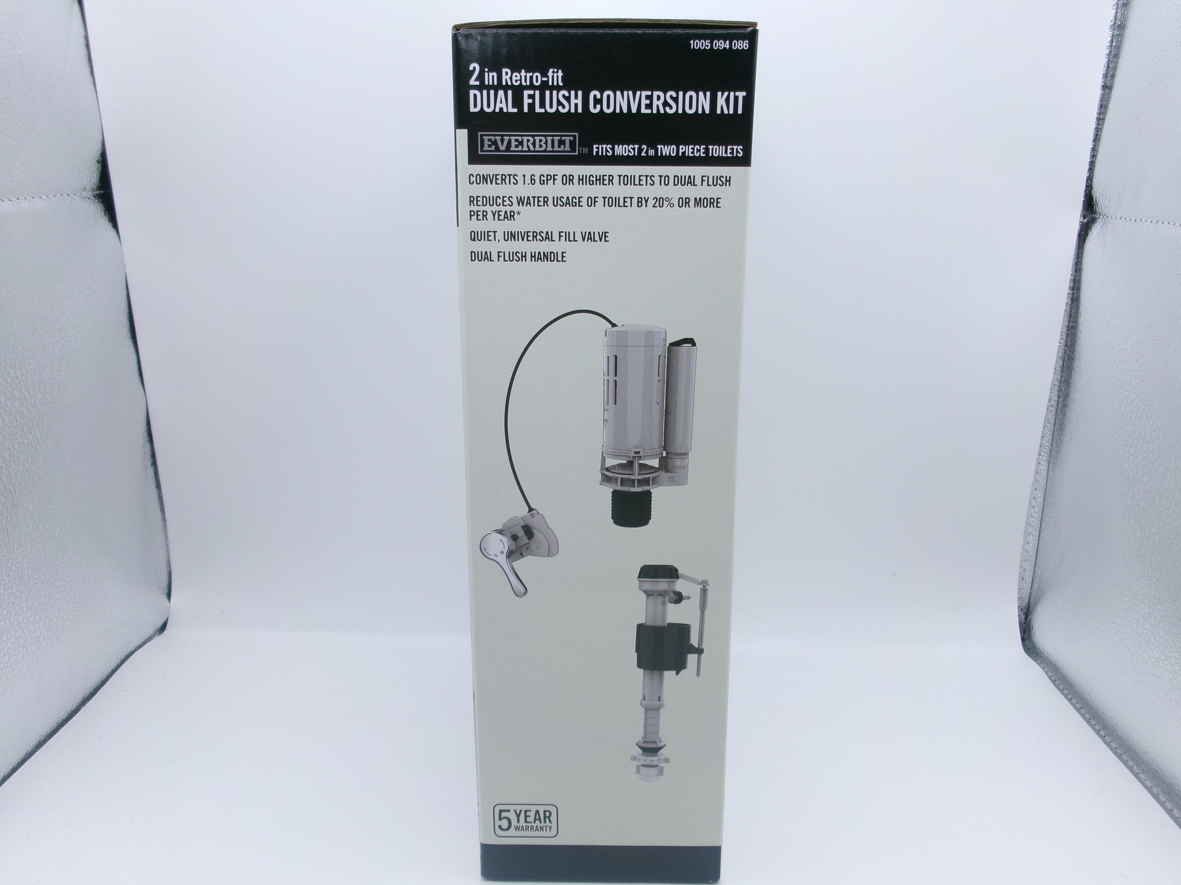 Everbilt Dual Flush Conversion Kit 2in Model 1005 094 086 Fill Valve Handle
