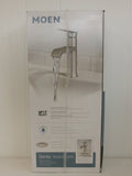 Moen Genta Single Hole Single-Handle Bathroom Faucet Spot Resist Brushed Nickel