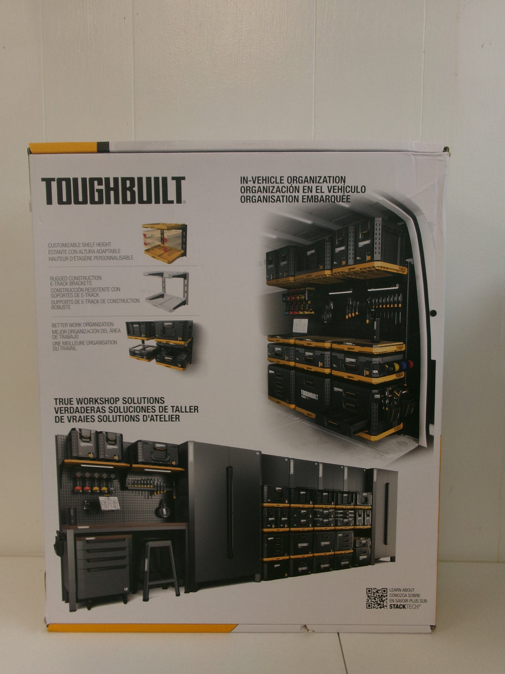 ToughBuilt 2-Shelf System, Wall Mounted Tool Storage Organizer Shelves