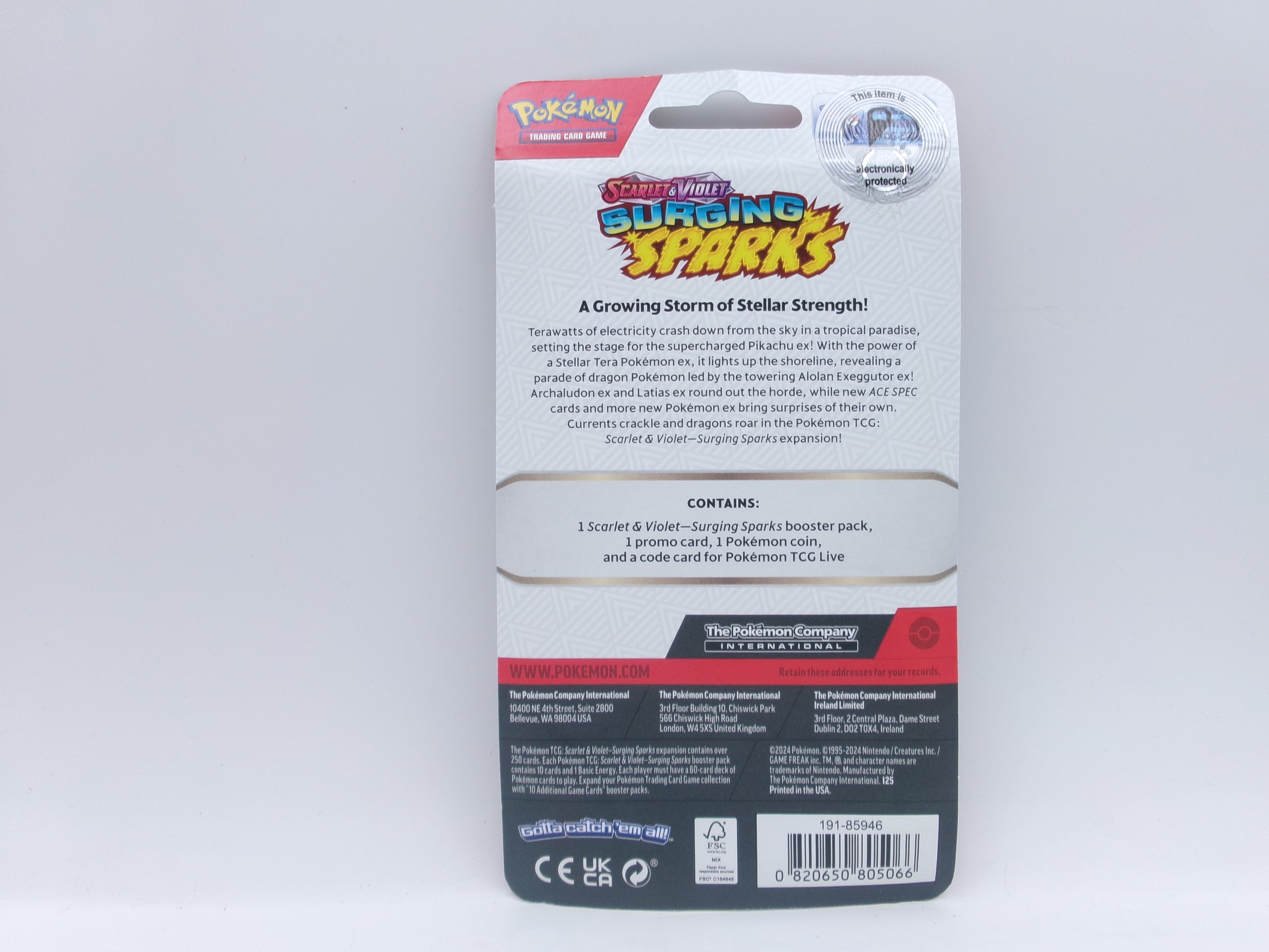 Pokémon Scarlet & Violet Surging Sparks Single Pack Blister