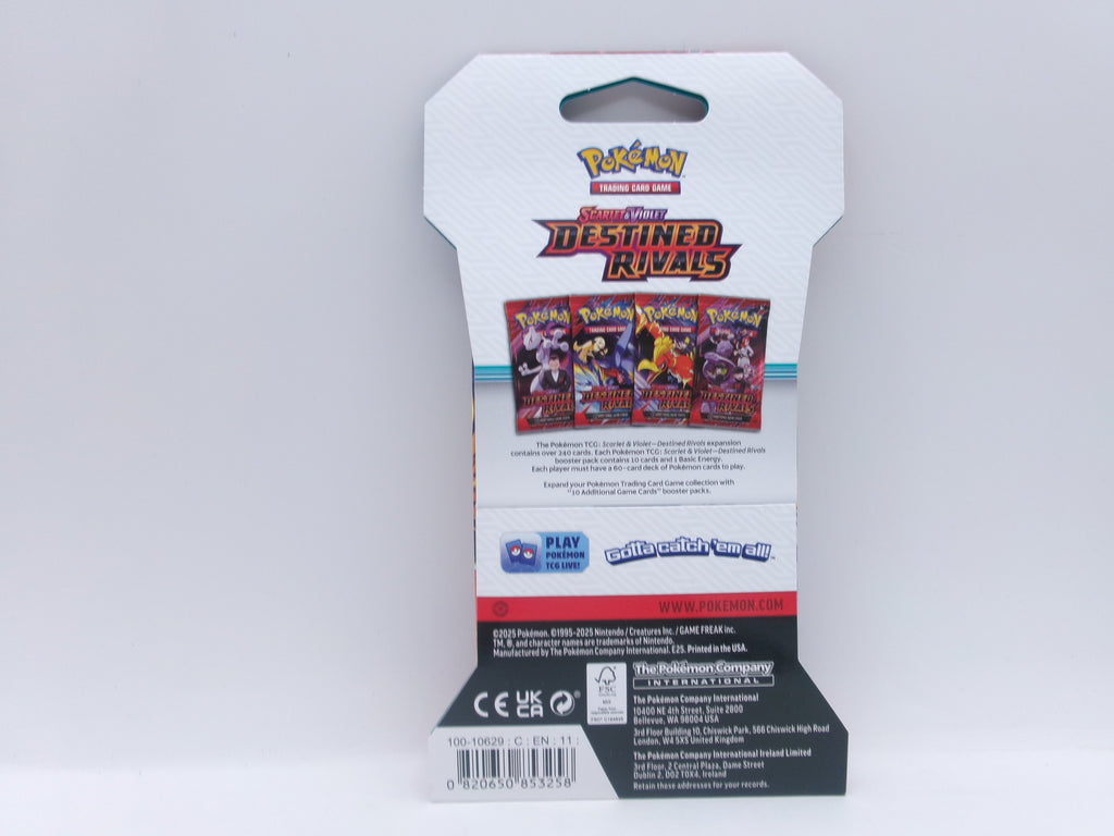 Pokemon Scarlet & Violet Destined Rivals Sleeved Booster Pack, 1 ea