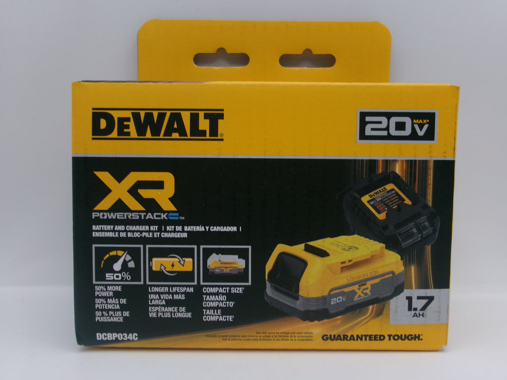 DEWALT DCBP034C 20V MAX POWERSTACK Battery & Charger Starter Kit