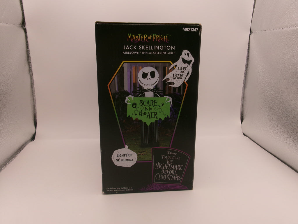 Disney Jack Skellington 3.5 Ft Airblown Inflatable Nightmare Before Christmas
