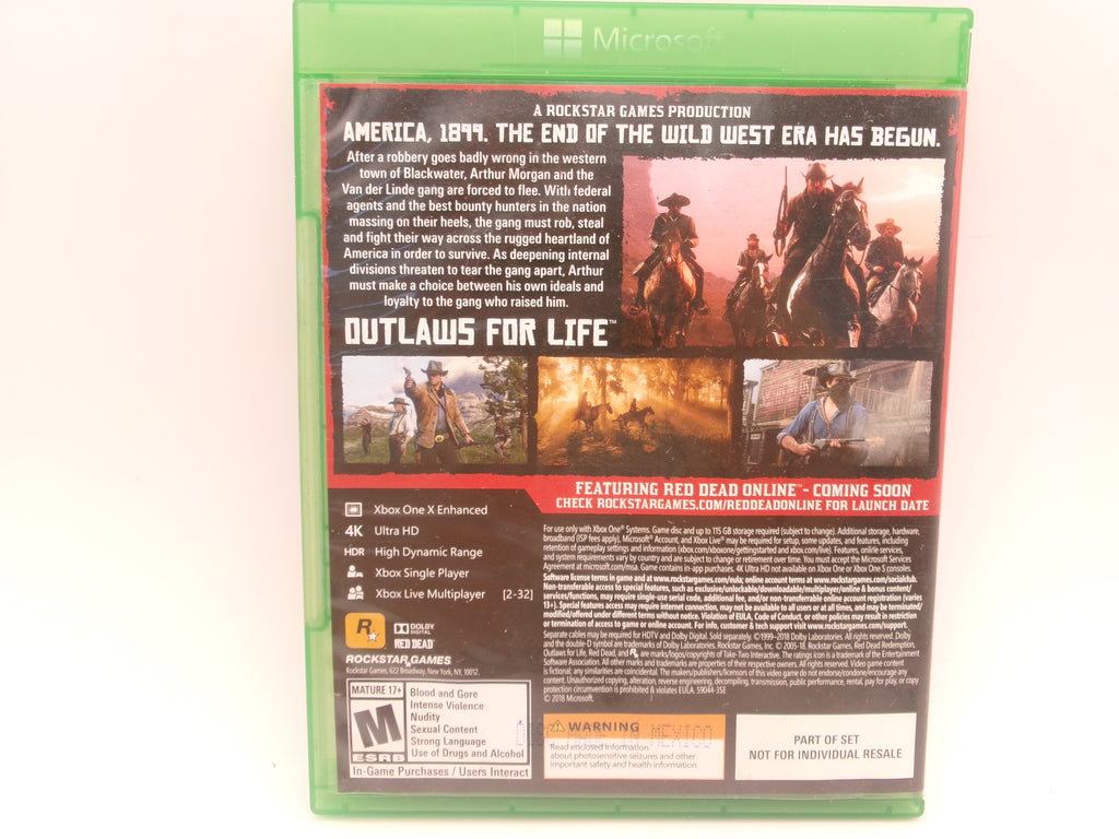 Red Dead Redemption 2 Xbox One