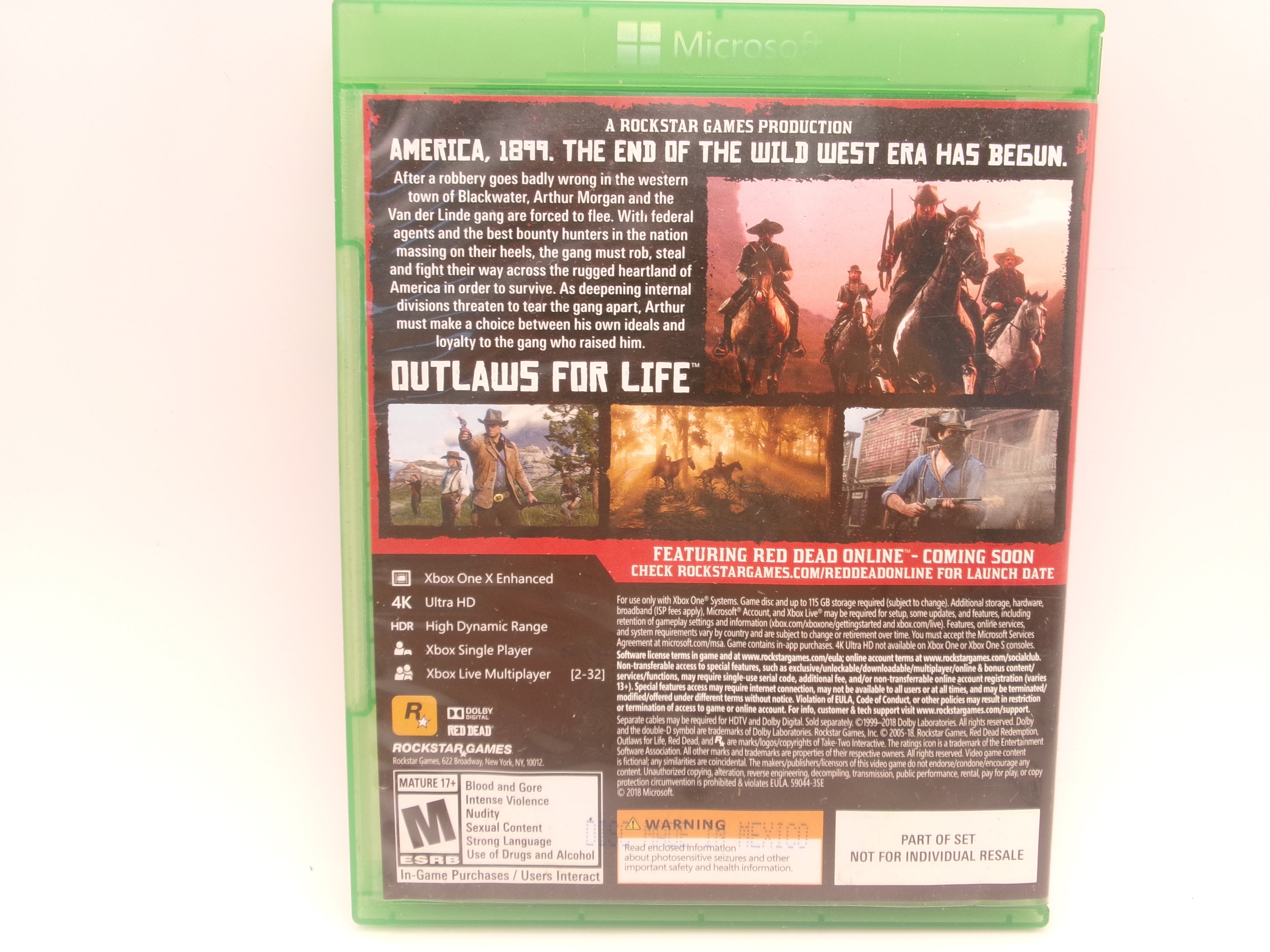 Red Dead Redemption 2 Xbox One