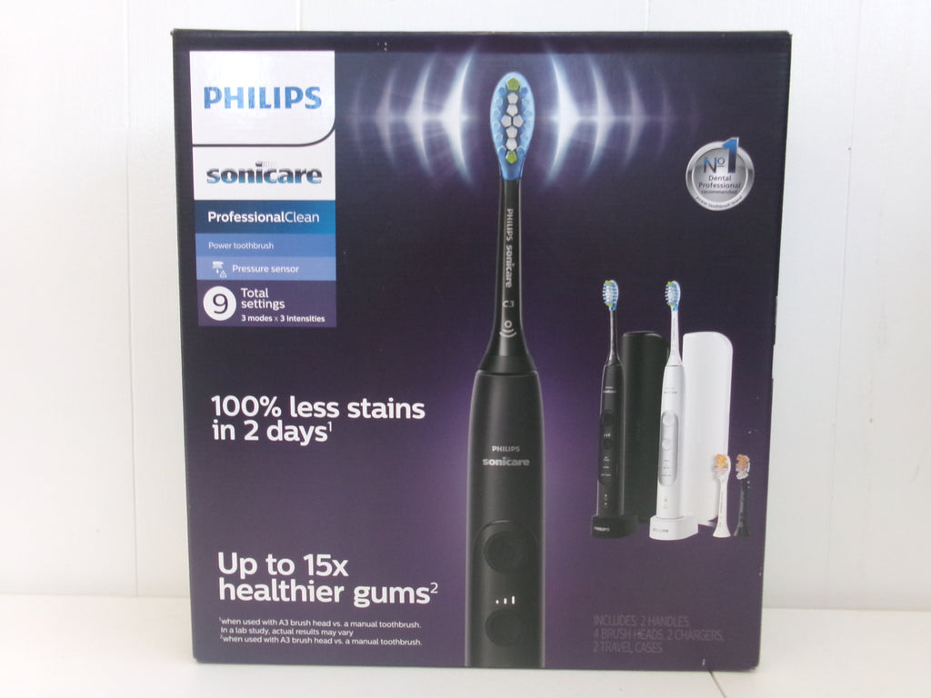 Philips Sonicare Professional Clean Rechargeable Electric Toothbrush 2pack