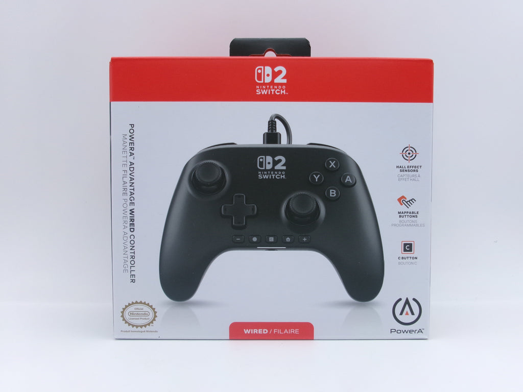 PowerA Advantage Wired Controller for Nintendo Switch 2 Black