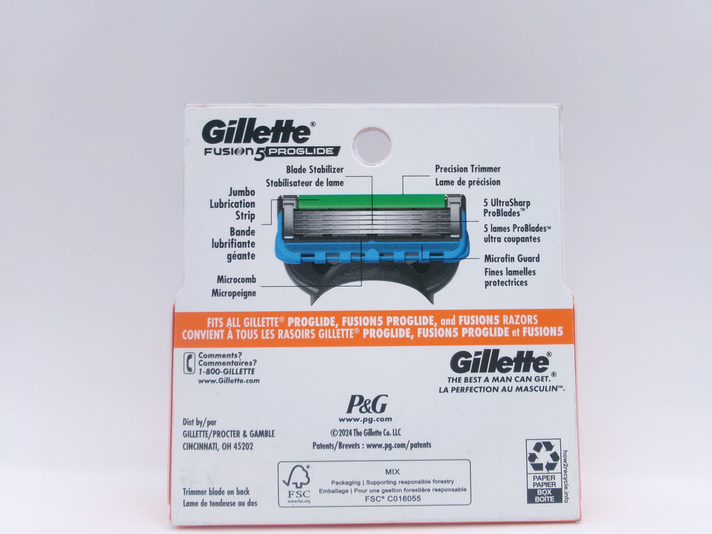 Gillette ProGlide Mens Razor Blades, 4 Blade Refills