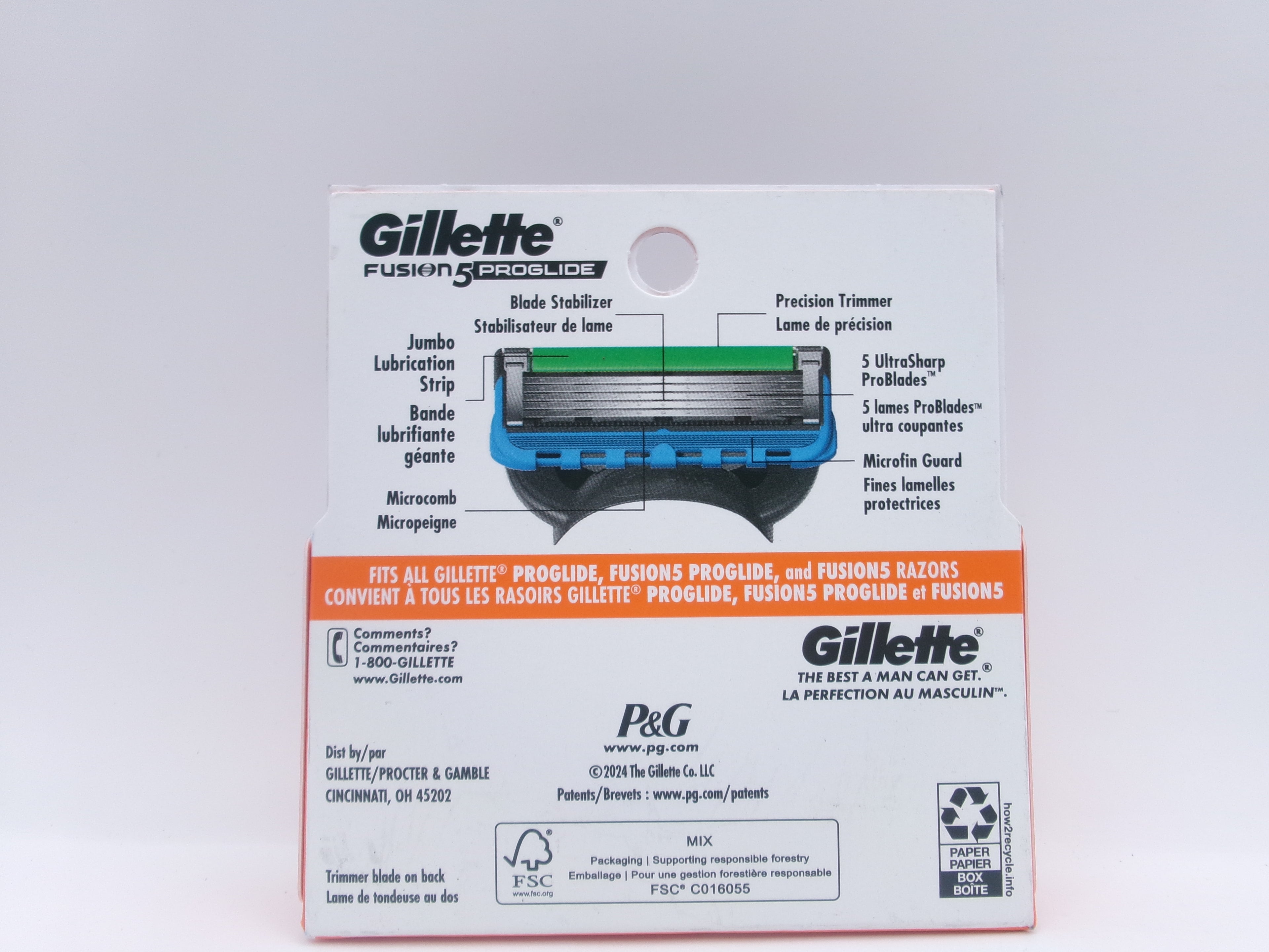 Gillette ProGlide Mens Razor Blades, 4 Blade Refills