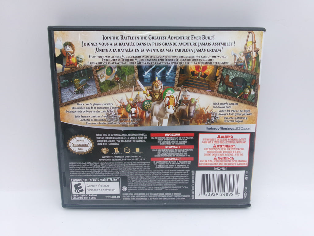 Nintendo DS LEGO The Lord of the Rings CIB