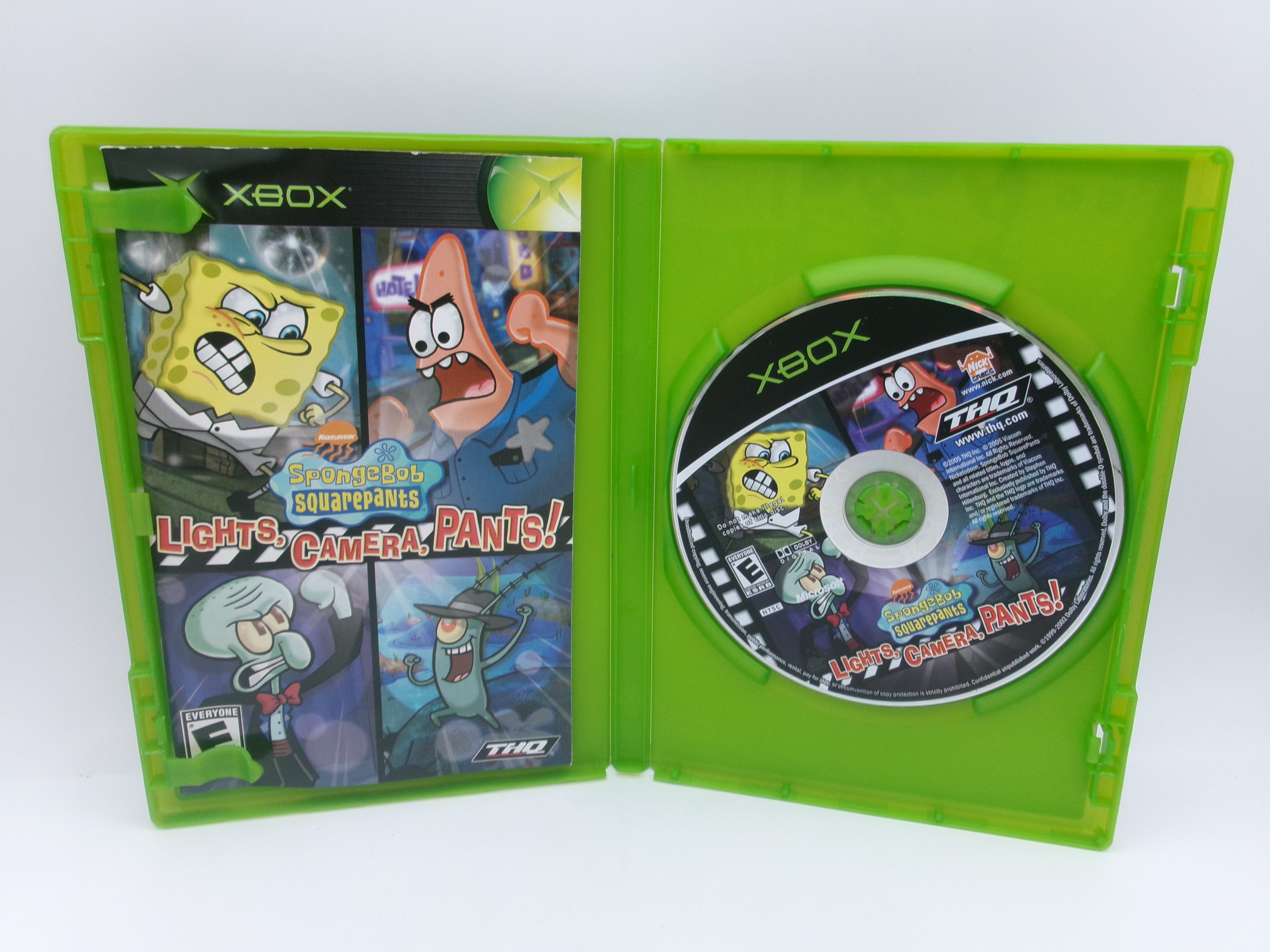 Xbox SpongeBob SquarePants: Lights, Camera, Pants CIB