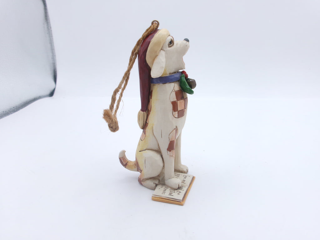 Jim Shore Caroling Dog Ornament
