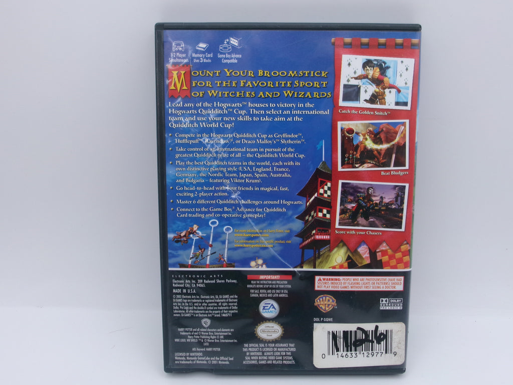 Harry Potter Quidditch World Cup Nintendo GameCube