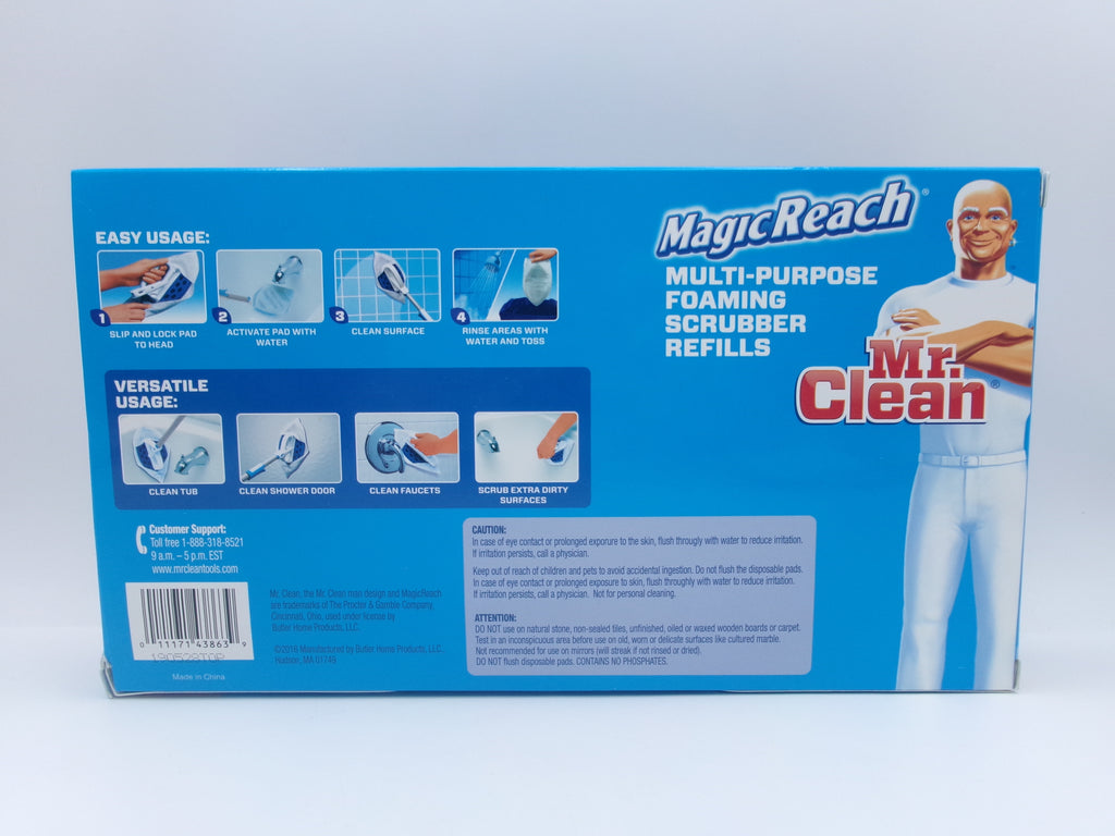 Mr. Clean Magic Reach Multi-Purpose Foaming Scrubber 8 Pack Refill