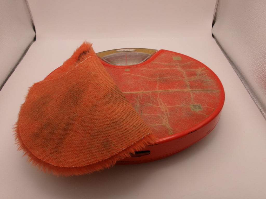 Vintage Brearley Counselor Bathroom Scales Orange Tiger Retro 70s