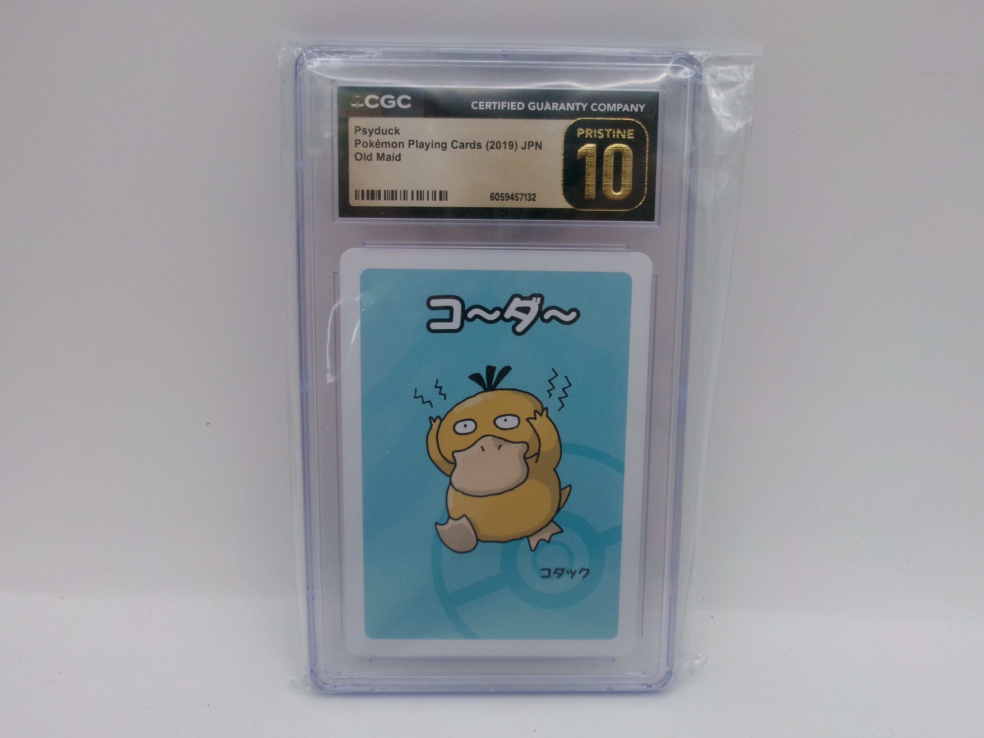 Psyduck 2019 Old Maid (JPN) CGC 10 Pristine