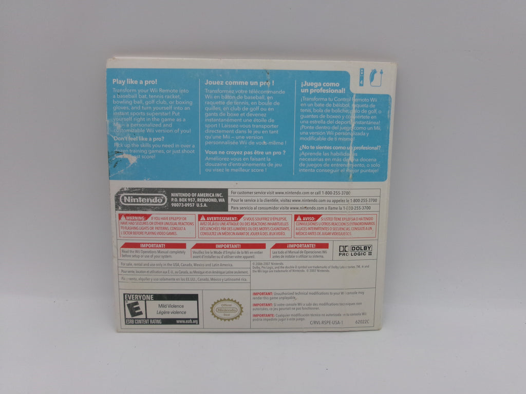 Wii Sports in Cardboard Sleeve