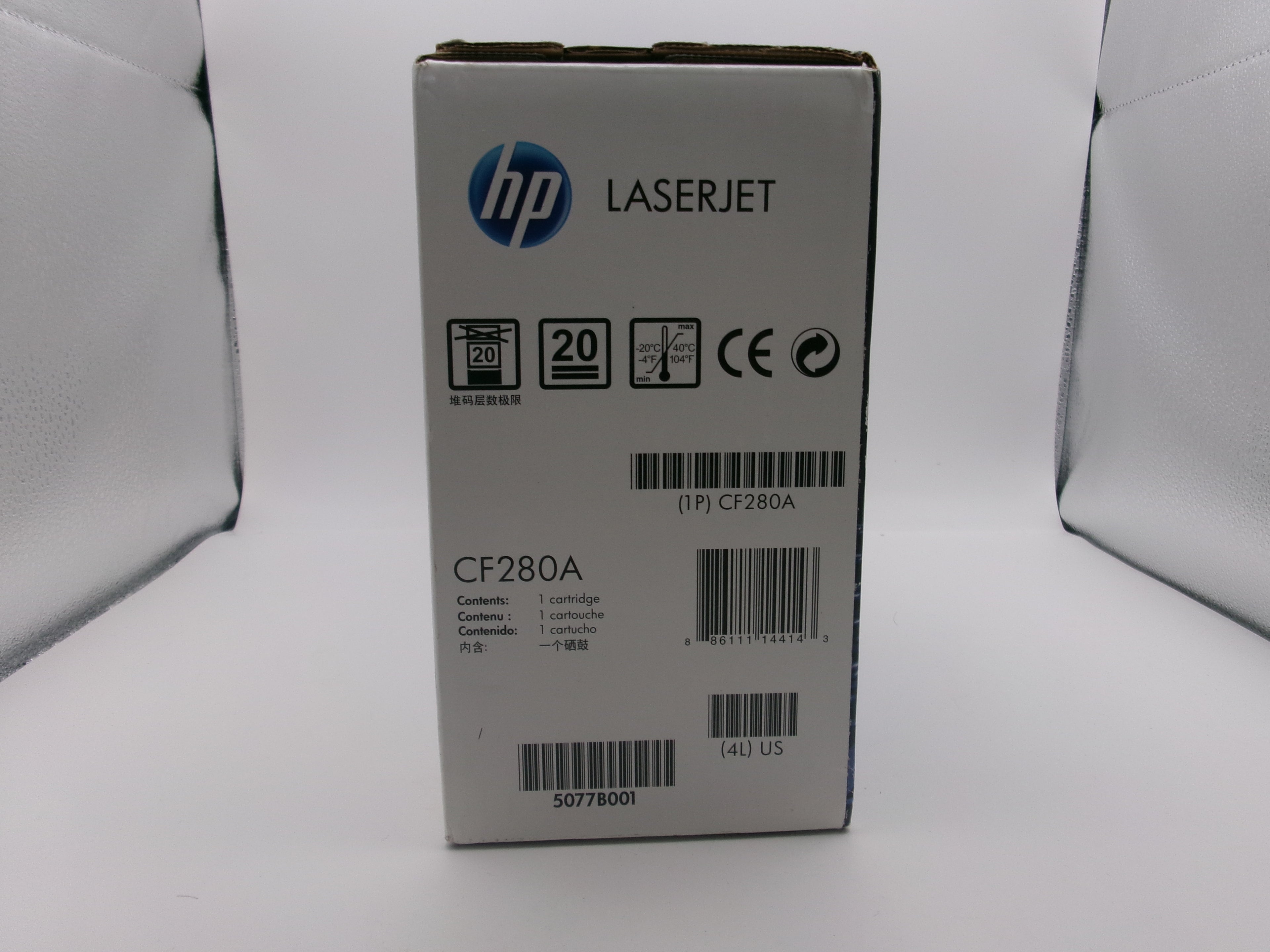 HP 80A CF280A LaserJet Toner Cartridge Black