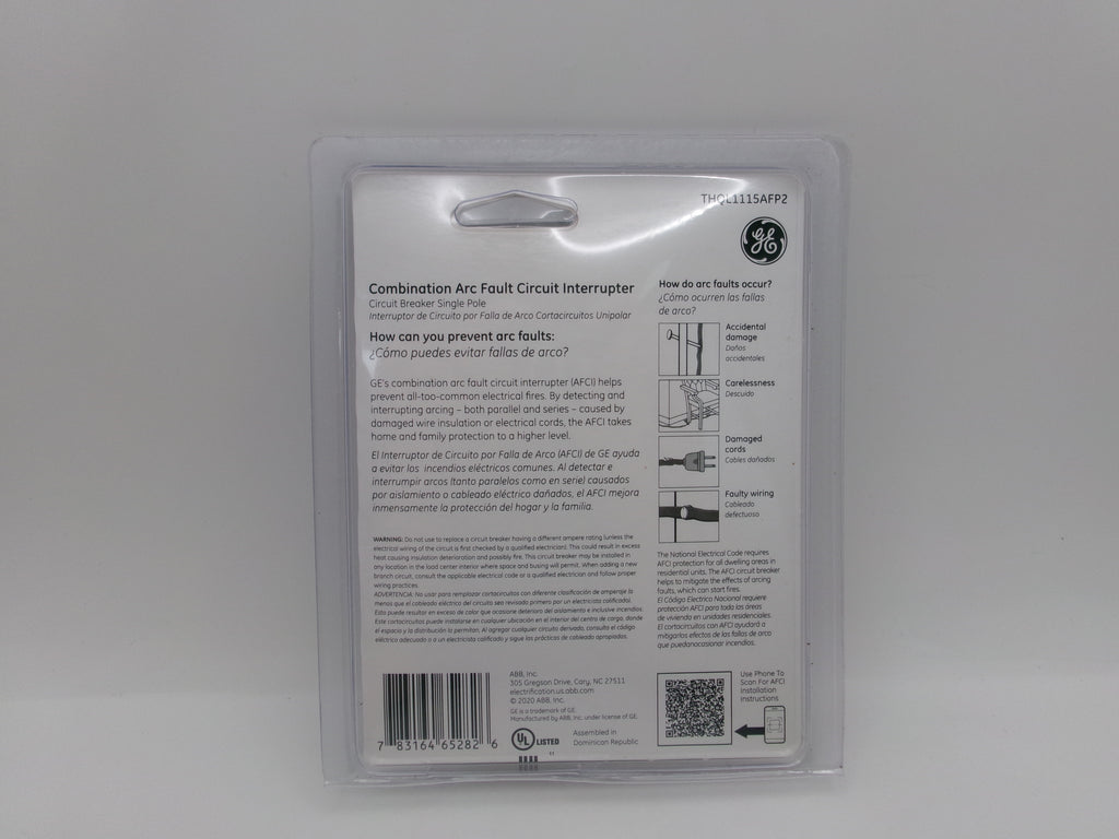 GE THQL1115AFP2 Combination Arc Fault Circuit Interrupter