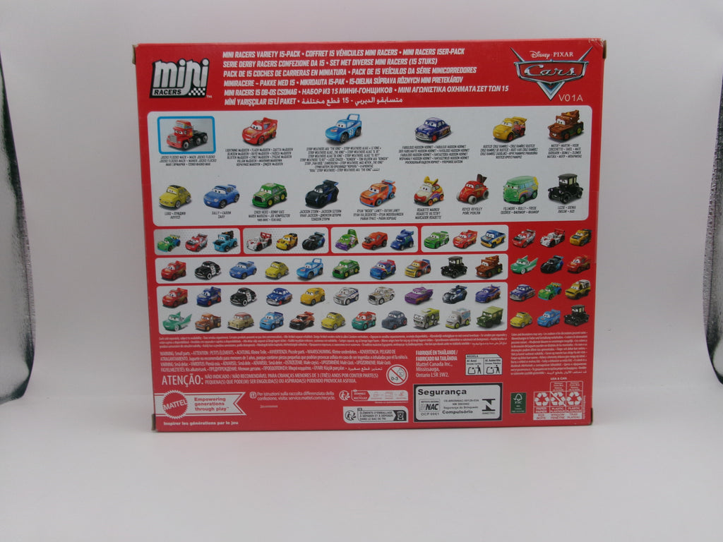 Disney Pixar Cars Mini Racers 15 Pack