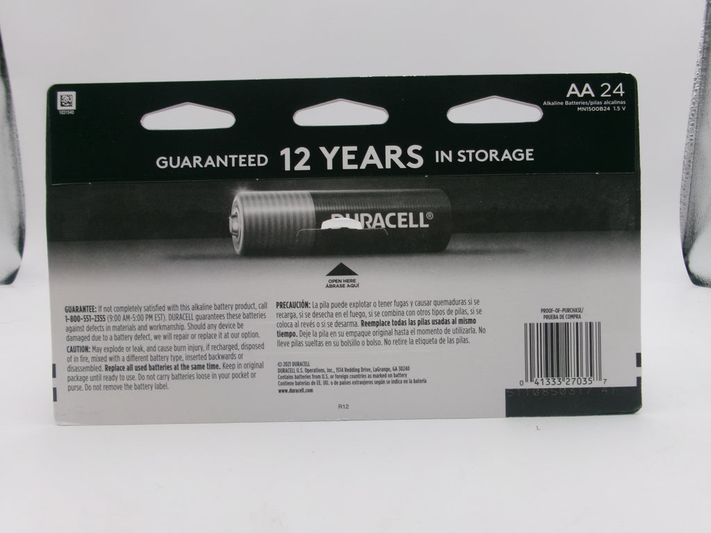 Duracell Coppertop AA Battery, 24 Pack Long-Lasting
