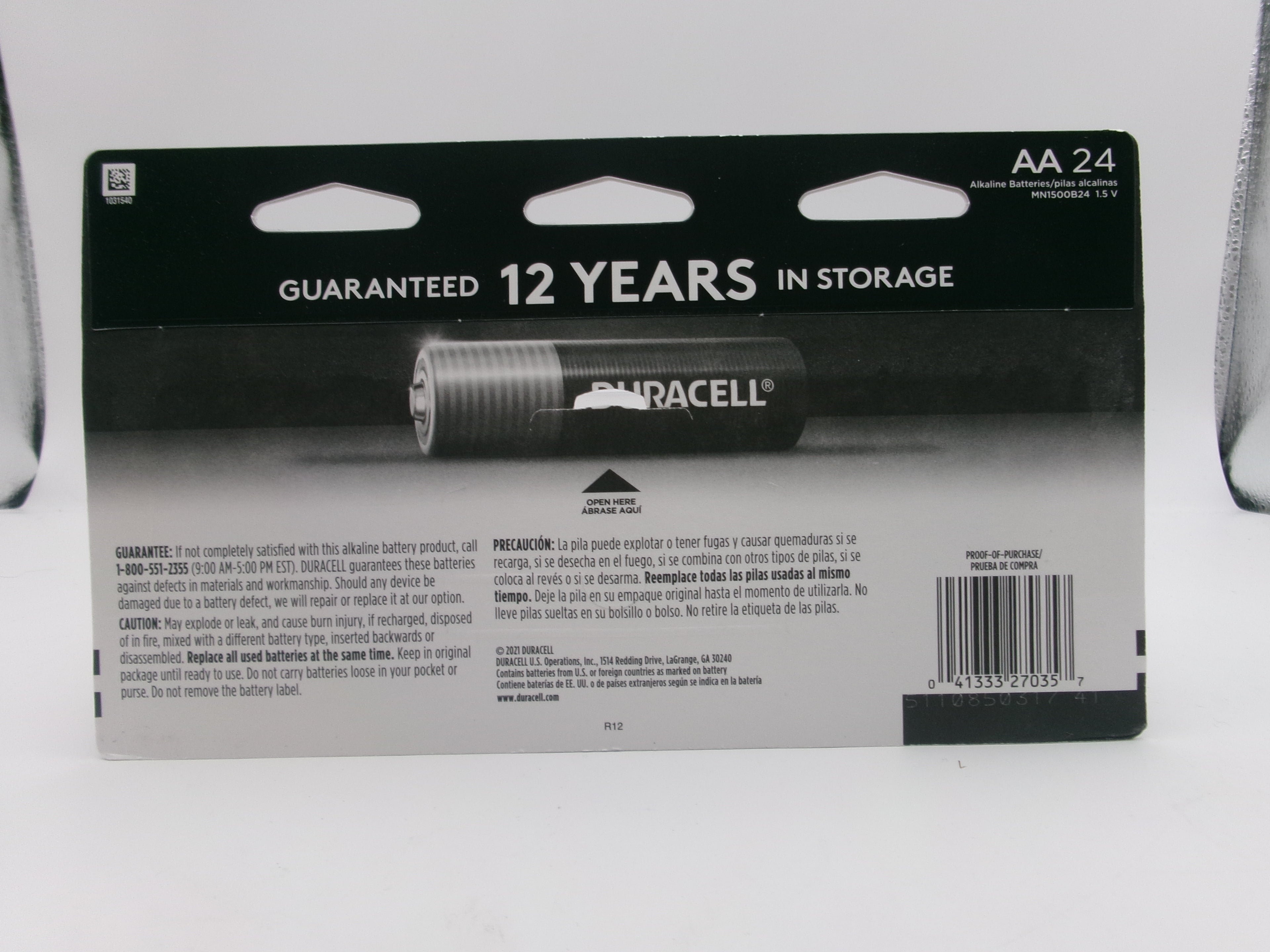 Duracell Coppertop AA Battery, 24 Pack Long-Lasting