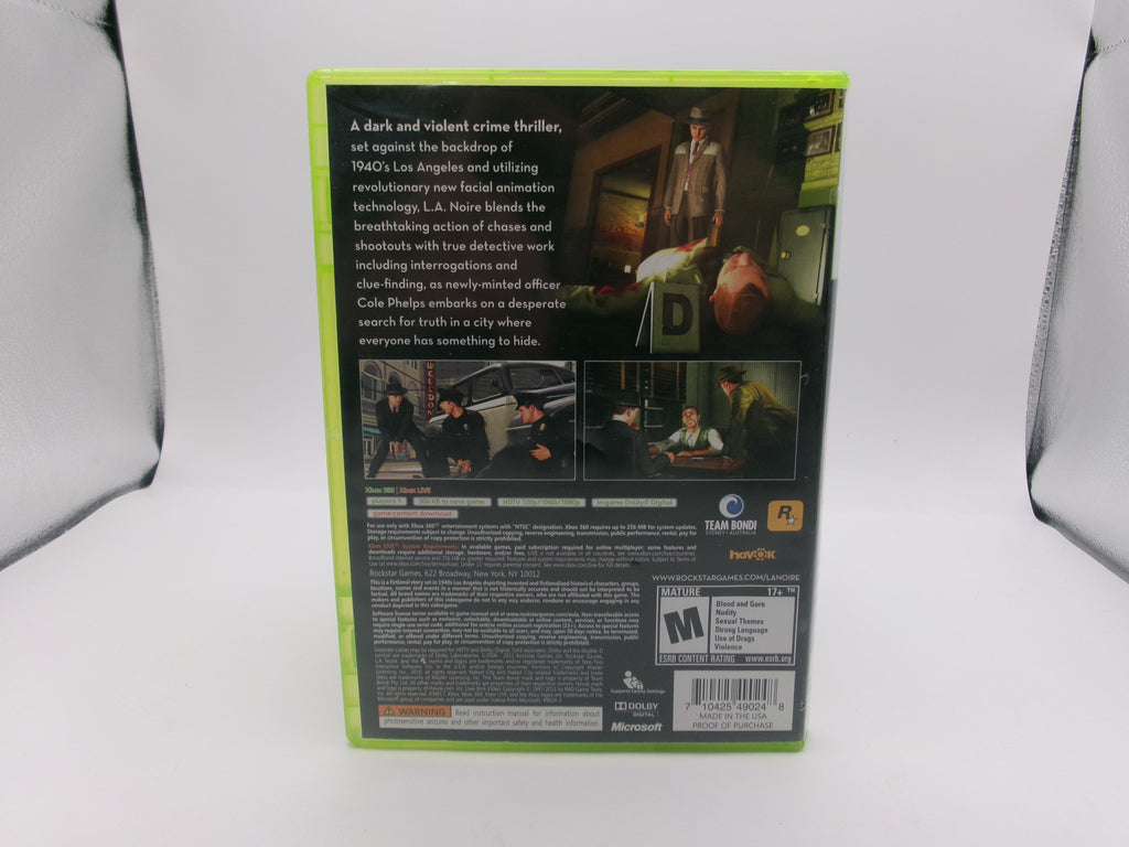 L.A. Noire Xbox 360