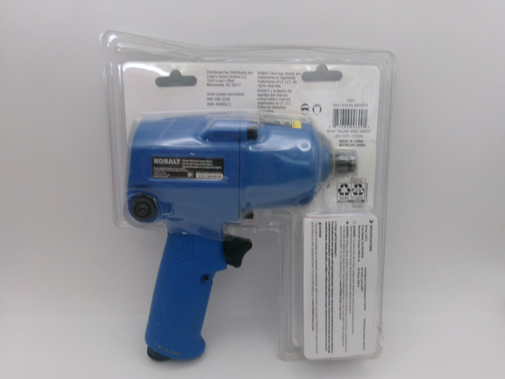 Kobalt 1/2 Air Impact Wrench 400LB Torque SGY-AIR227